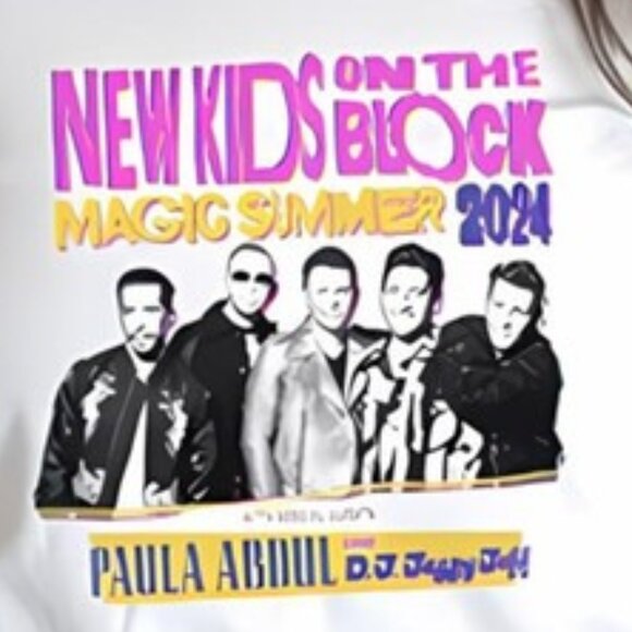 New Kids On The Block Magic Summer 2024 Tour T-Shirt Boy Band Fan Concert Tee 79 - Picture 2 of 6